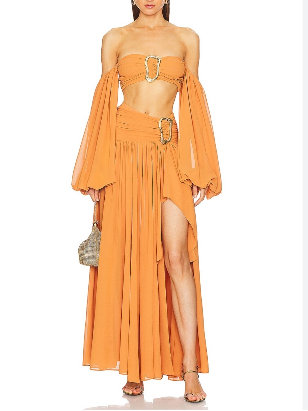 MICHAEL COSTELLO × REVOLVE Blair set in
Cumin Brown
